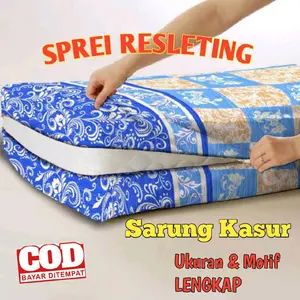 sprei resleting busa /sarung kasur busa resleting Sarung kasur 100x200 sprei resleting  120x200,sprei resleting 160x200,sarung kasur 180x200  ukuran lengkap katun