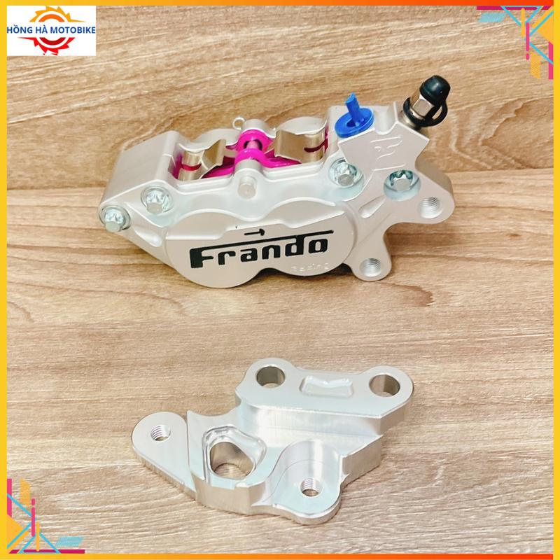    Combo Raider Satria   Heo 4 Pis Frando + Pát 4Pis CNC nguyên khối   Đi size đĩa 290 295mm 