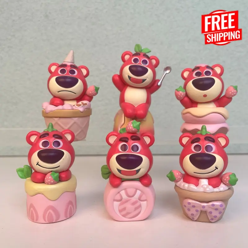 [Hàng Hot] Mô Hình Gấu Dâu 6-8cm Siêu Cute - GaGa Mô Hình Toy Đồ Chơi 2