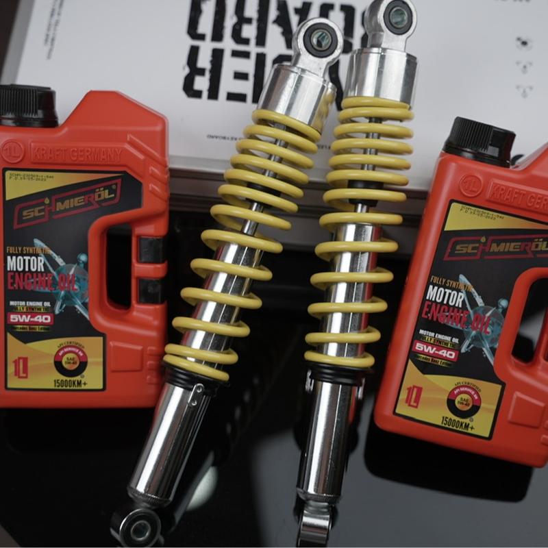   COMBO  2 NHỚT SCHEIMIROL 15000KM 1LIT + CẶP PHUỘC NICE 