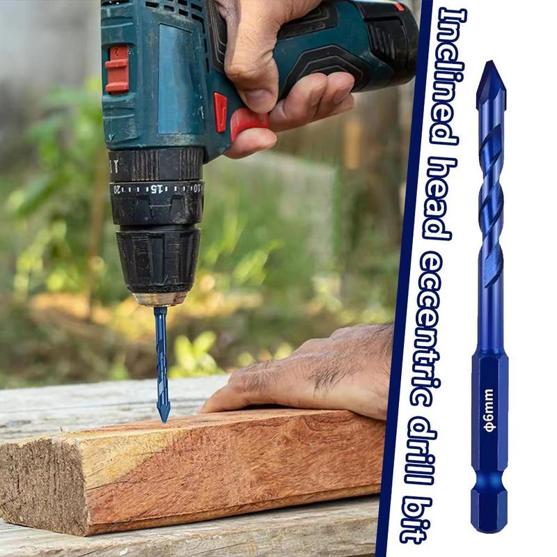 Product Introduction of Crooked Eccentric Drill Bit Stone Ceramic Brick Glass Opener Hexagonal Hole Handle V6J6 19