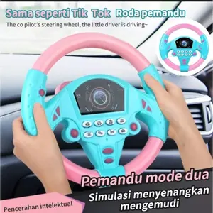wheel steering Mainan anak terbaru Setir Musik Edukasi Bayi Anak Stir Musical Car Mobil Motorik Set Hadiah Cewek Cowok Toys Set Hadiah Cowok Cewek