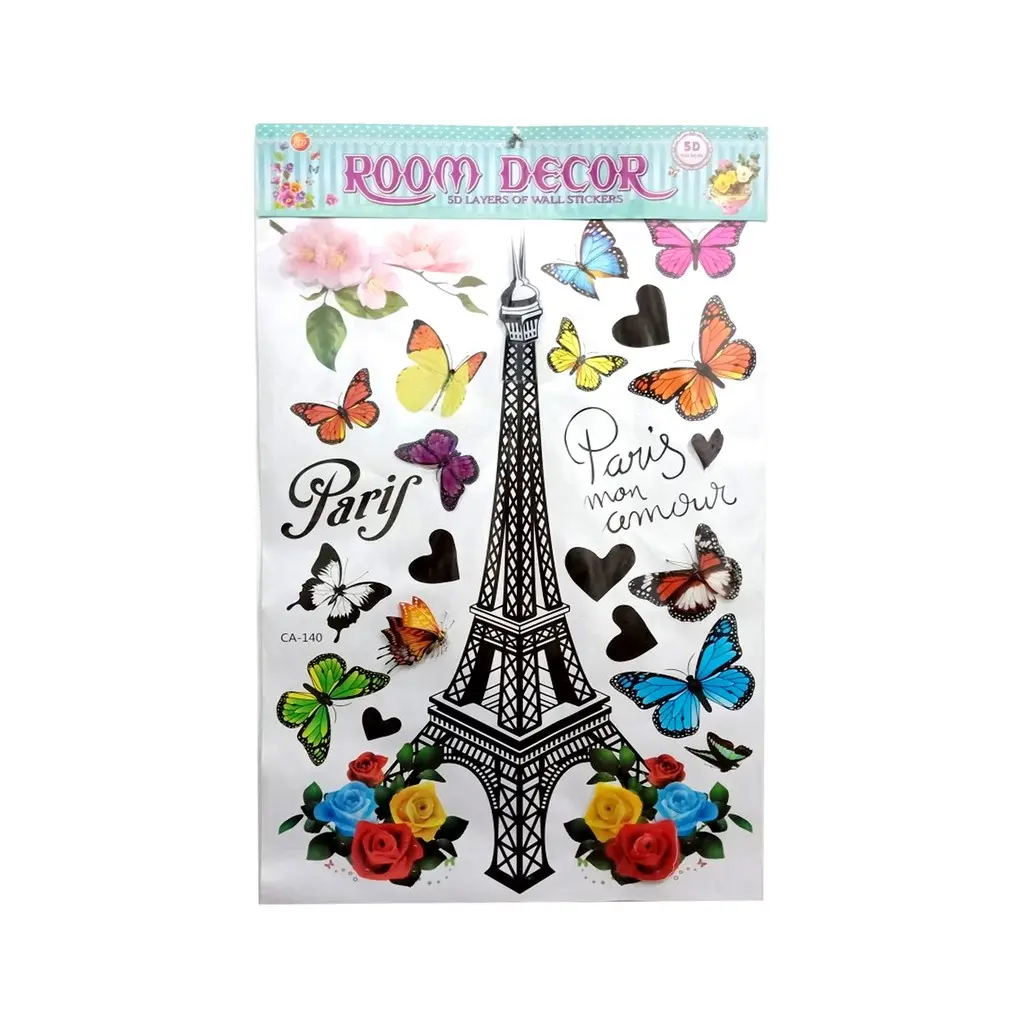 Wallpaper Stiker Ornament Karakter 5D