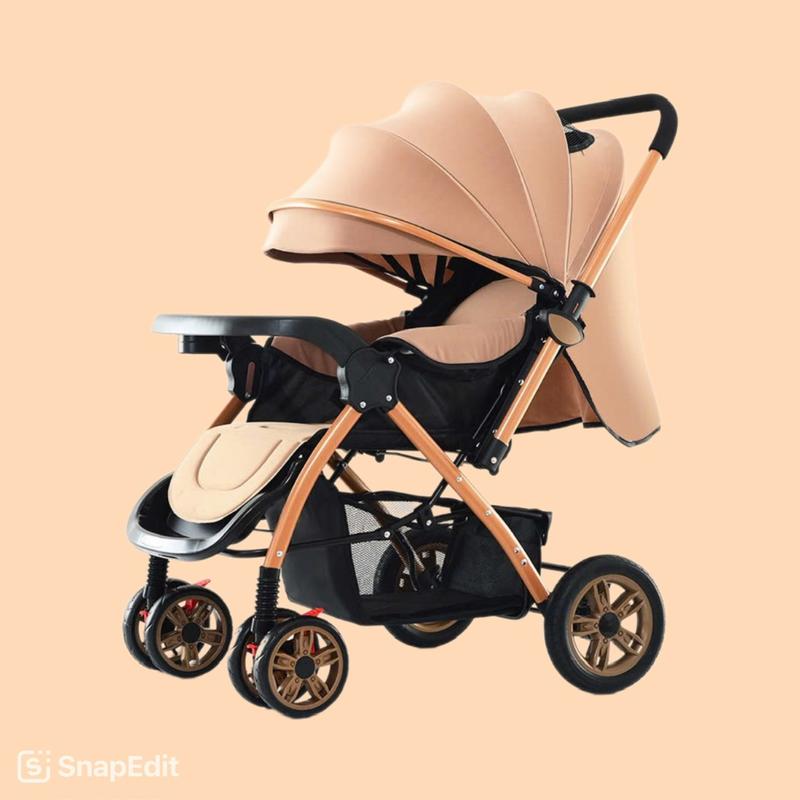  Xe đẩy gấp gọn cho bé sơ sinh 0-3 tuổi đẩy 2 chiều 3 tư thế nằm,ngồi và nằm ngả tiện dụng cho bé 