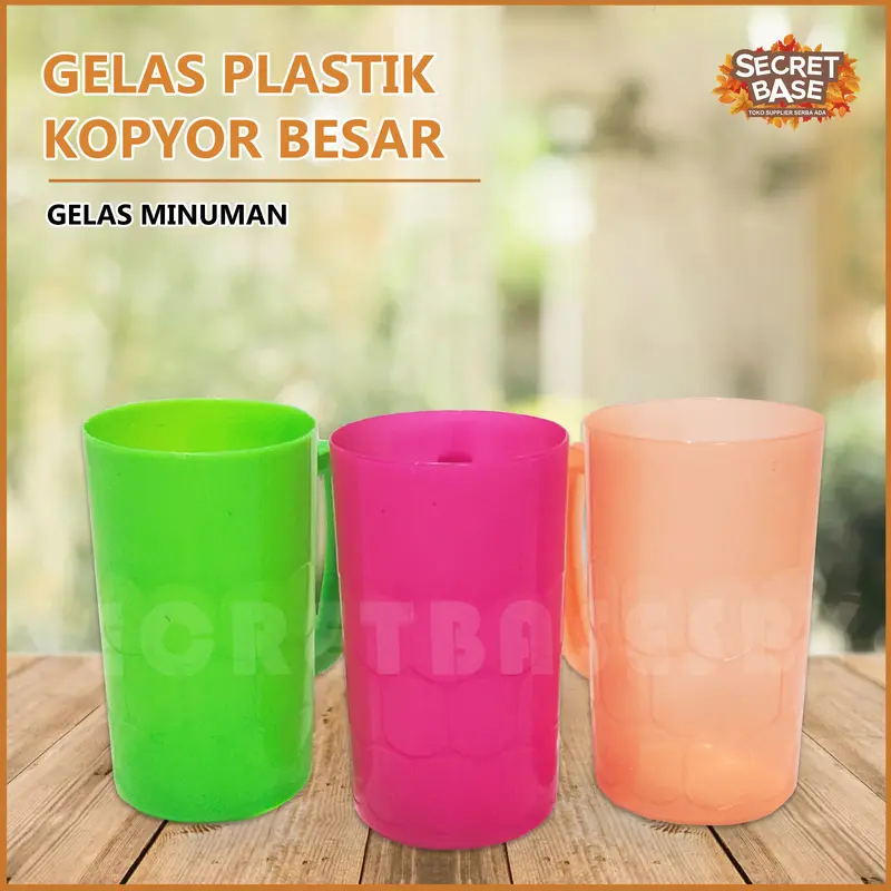 [COD] GELAS KOPYOR - Mug Cangkir Gelas / Gelas Plastik / Gelas Kopi Teh Murah 3