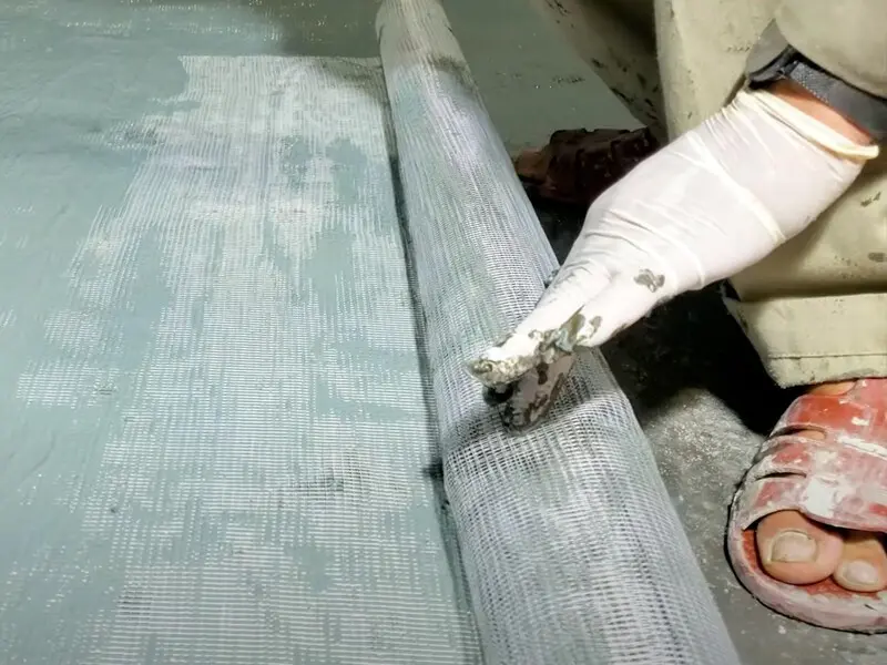 LƯỚI THỦY TINH GIA CỐ LỚP CHỐNG THẤM KHỔ 1*50M- CHỈ SỬ DỤNG KẾT HỢP VỚI SƠN CHỐNG THẤM, CHỐNG THẤM 3