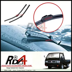 Wiper Mobil L300 20 20 Frameless Banana 1 Set 2 Pcs