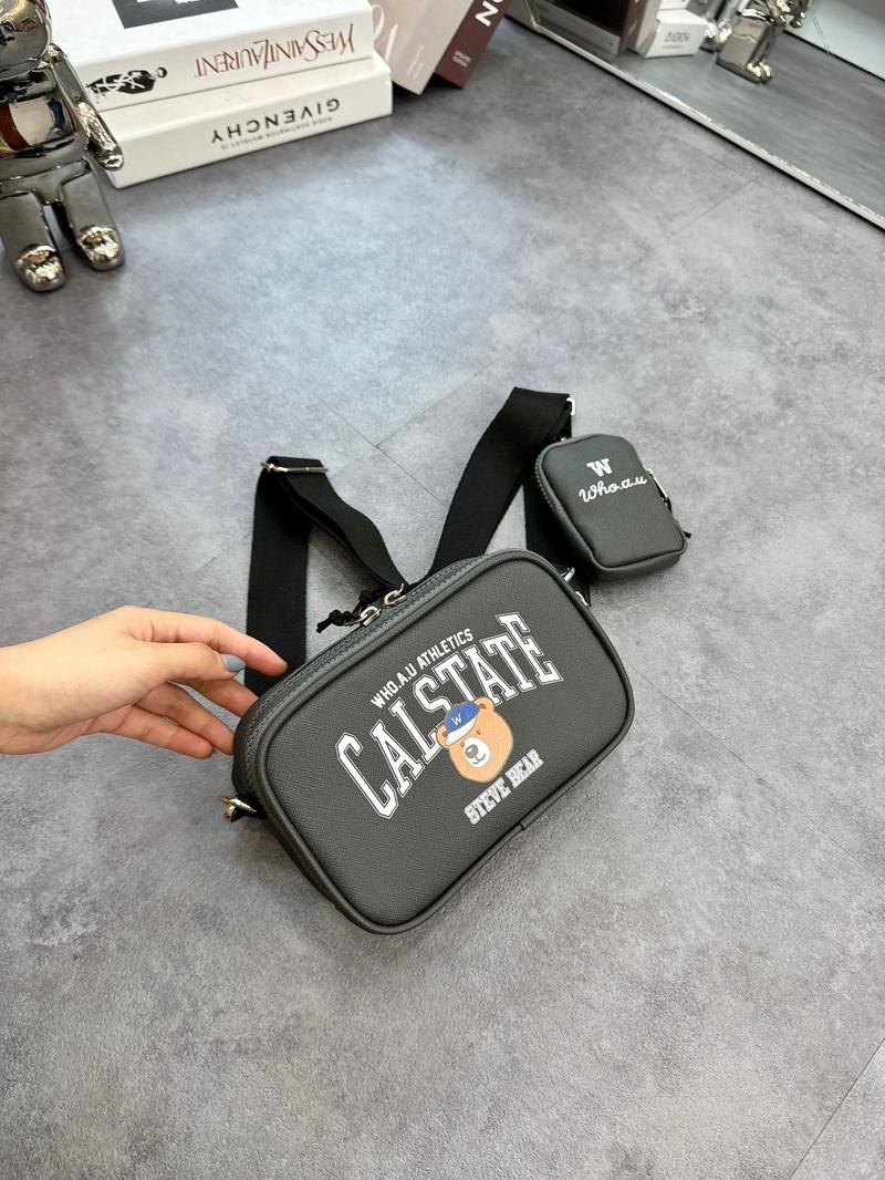 Product Introduction of Túi Đeo Chéo Thời Trang Nam Nữ Chất Liệu Da Si Size 18*11.5*5.5Cm Bag Đeo Vai Nhiều Ngăn tuideo cheonam Nhung Đồng 2