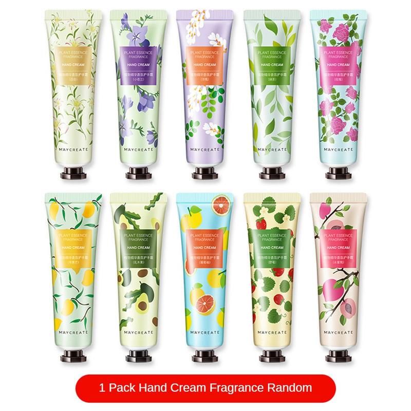 Product Introduction of MAYCREATE Hand Cream Bodybuilding Research New 30g Plant Essence Moisturizing Hand Cream Cosmetics New Makeup 22