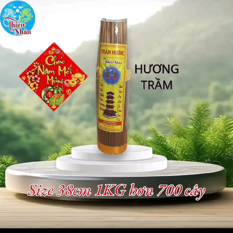 Trầm hương gió bầu, mùi hương thơm nhẹ từ trầm tự nhiên bó 1kg 0