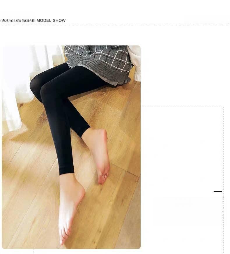 Product Introduction of Quần Tất Quần Legging, Thời Trang Ins Của Phụ Nữ, Có Thể Mặc Ngoài Trời, Chống Vón Cục, Mỏng, Quần Legging Cropped Xén, Tất Nữ Nhung Lịch Women 18