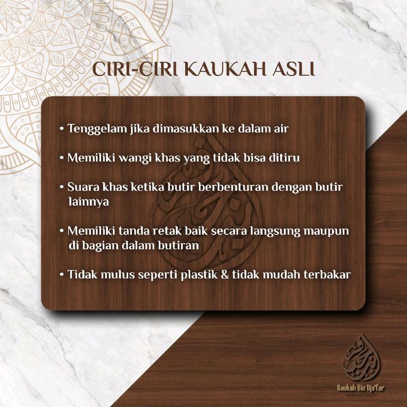 BinDja'far - Gelang Tasbih 33 Estetik Kaukah Asli Premium Quality Pria Wanita Dewasa - Gelang Tali Serut Kokka Bracelet Uniseks Coklat Aksesoris Couple Laki-laki Perempuan 4