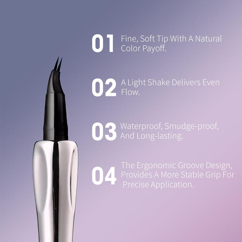 Product Introduction of Curved Eyebrow Pen - 0.8ml Long-Lasting Two-pronged Forked Tip for Women & Girls - Cosmetic Beauty Tool #EyebrowPen #LongLasting #ForkedTip #Makeup #Beauty #Cosmetics 28