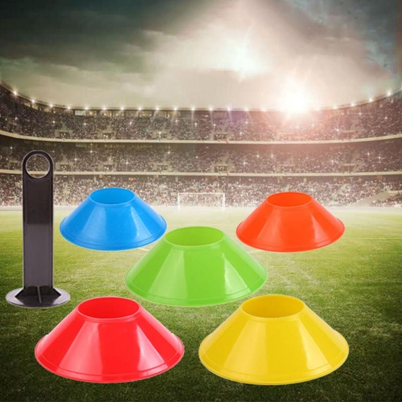 Product Introduction of New Colorful Football Training Equipment Thickened Plastic Stand Soccer Training Markers Durable Football Game Disc Sport Training Accessories 12