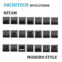 Gambar Architech Platinum B9-K4A Black Sakelar/Saklar/CETEK 4 Gang 1Arah LED - 4GANG 1ARAH RATA LED dari ARCHITECH INDONESIA Kota Administrasi Jakarta Utara 5 Tokopedia
