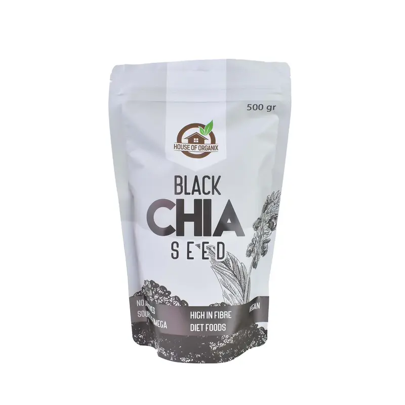 Organic Black Chia Seeds 500 Gr 1