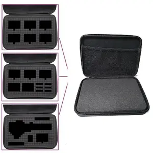 S/M/L Tas penyimpanan kompartemen gratis untuk kamera olahraga Tas Action Cam Eva Hard Case Tas Kecil Untuk Action Camera Dapat Diisi Cukup Banyak Aksesoris Kamera Action Dan Kameranya 【TOPSLINGS】