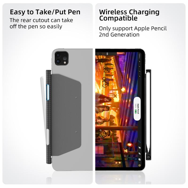 Product Introduction of New Compatible with M-agic Keyboard Pencil Holder Smart Folio Pencil Case Stylus Accessories Stylus Pouch for Apple Pencil 1/2 9