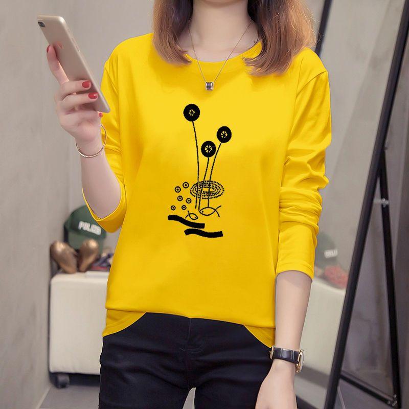 Product Introduction of Áo Thun Dài Tay, Màu Mơ Mùa Thu, Dành Cho Học Sinh Nữ, Dáng Rộng Vừa Vặn, Phong Cách Hàn Quốc, Ngoại Cỡ Ins, Quần Áo Che Nắng, Hàng Mới Về 2022 19