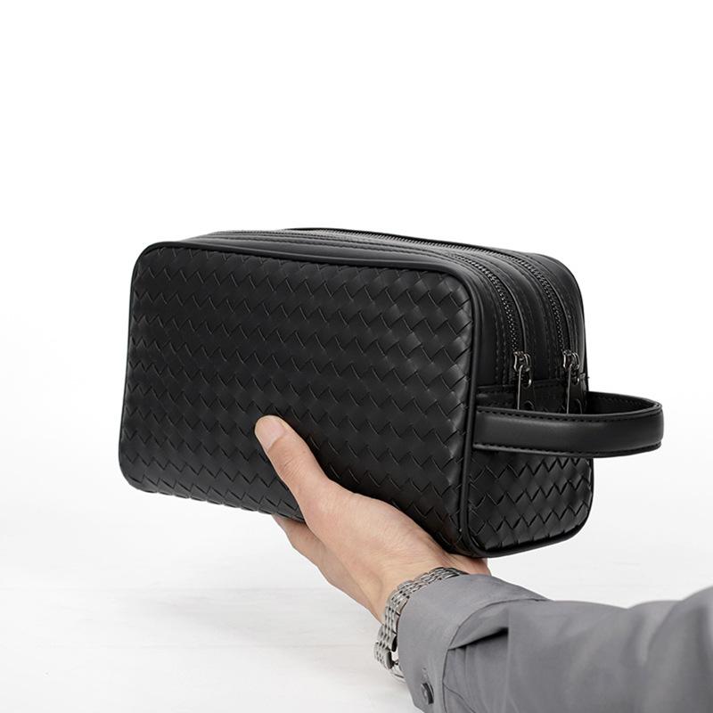 Da thật Clutch cầm tay nam Túi golf nam da bò thật CL151LEA Đen - 100% da thật Bảo hành 3 năm