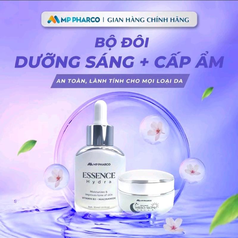 [K60a] [Nâng Tầm Làn Da] Bộ Đôi Dưỡng Ẩm, Trắng Sáng Da - Serum & Kem Dưỡng Ngày Đêm, Phục Hồi Làm Đẹp Da Khô, Chăm Sóc Da Mặt Vitamin B5 Và Niaciaminde Toàn Diện Cho Phái Nữ - Tùng Dương MP