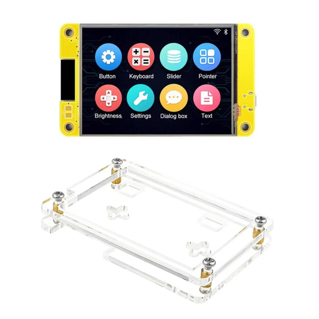 ESP32 Development Board Acrylic Case for 2.8 Inch Display Screen LCD TFT Module with Touching for LVGL ESP32S3