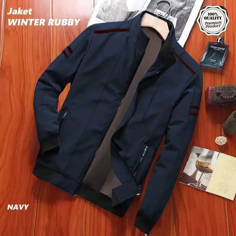 JAKET COWOK BOMBER BOLAK BALIK /JAKET PRIA TASLAN 2 IN 1 HARINGTON Casual Panjang 3