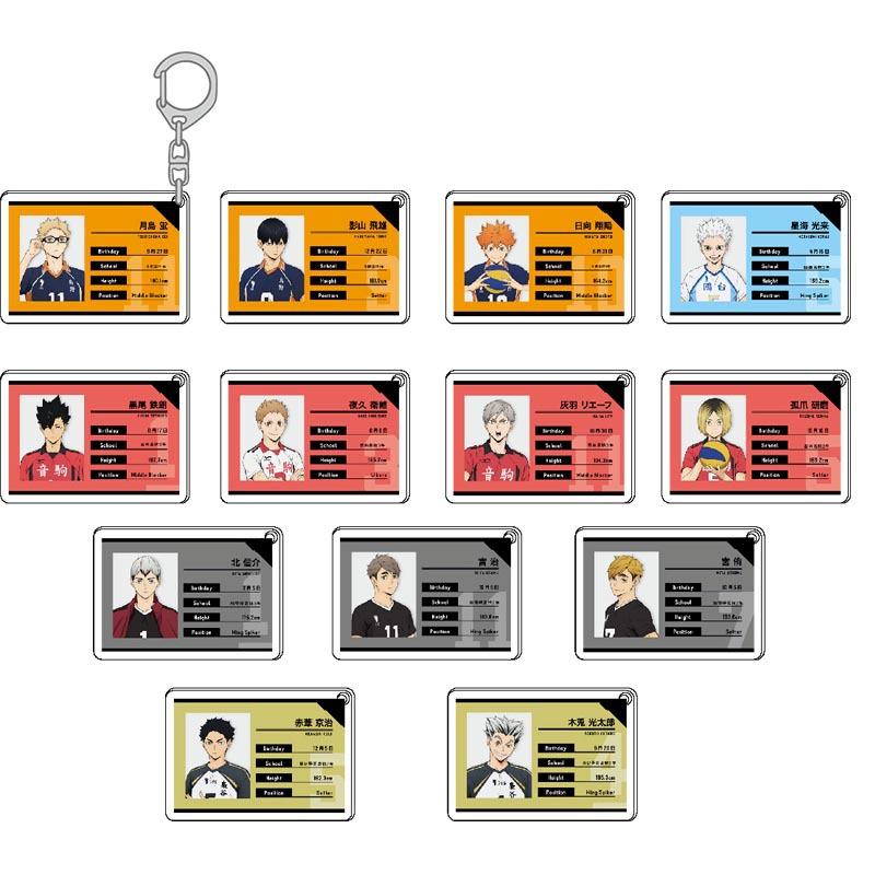 Anime Keychain Acrylic Haikyuu Keyring Bag Pendant Shoyo Oikawa ...