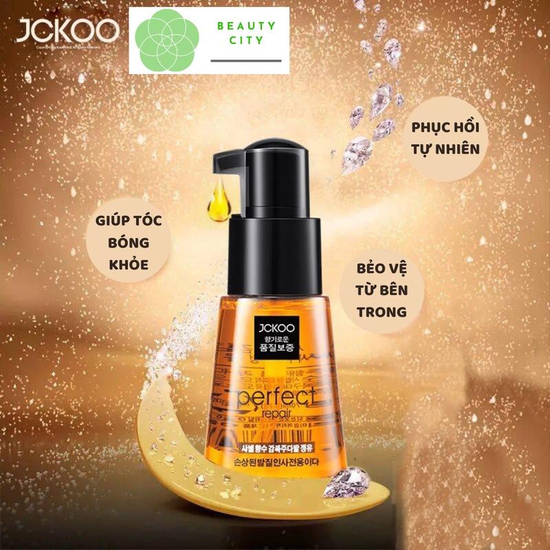 Tinh dầu dưỡng tóc uốn, dưỡng tóc khô xơ, tóc nhuộm Jckoo giúp giữ nếp, tạo nếp tóc mềm mượt, phục hồi hư tổn Beautycity