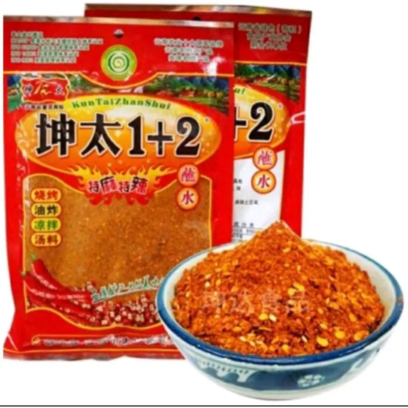 Ớt bột cay tê 1+2 _ Gia vị chấm, ướp nướng Trung Hoa gói 100g siêu thơm, chuẩn vị