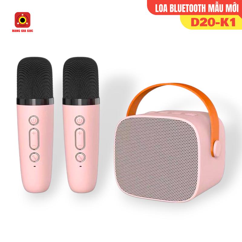 Loa bluetooth karaoke mini P2-K1 mẫu mới nhỏ gọn tặng micro không dây biến đổi giọng nói - Hàng nhập khẩu cao cấp Củ Loa Nghe Nhạc
