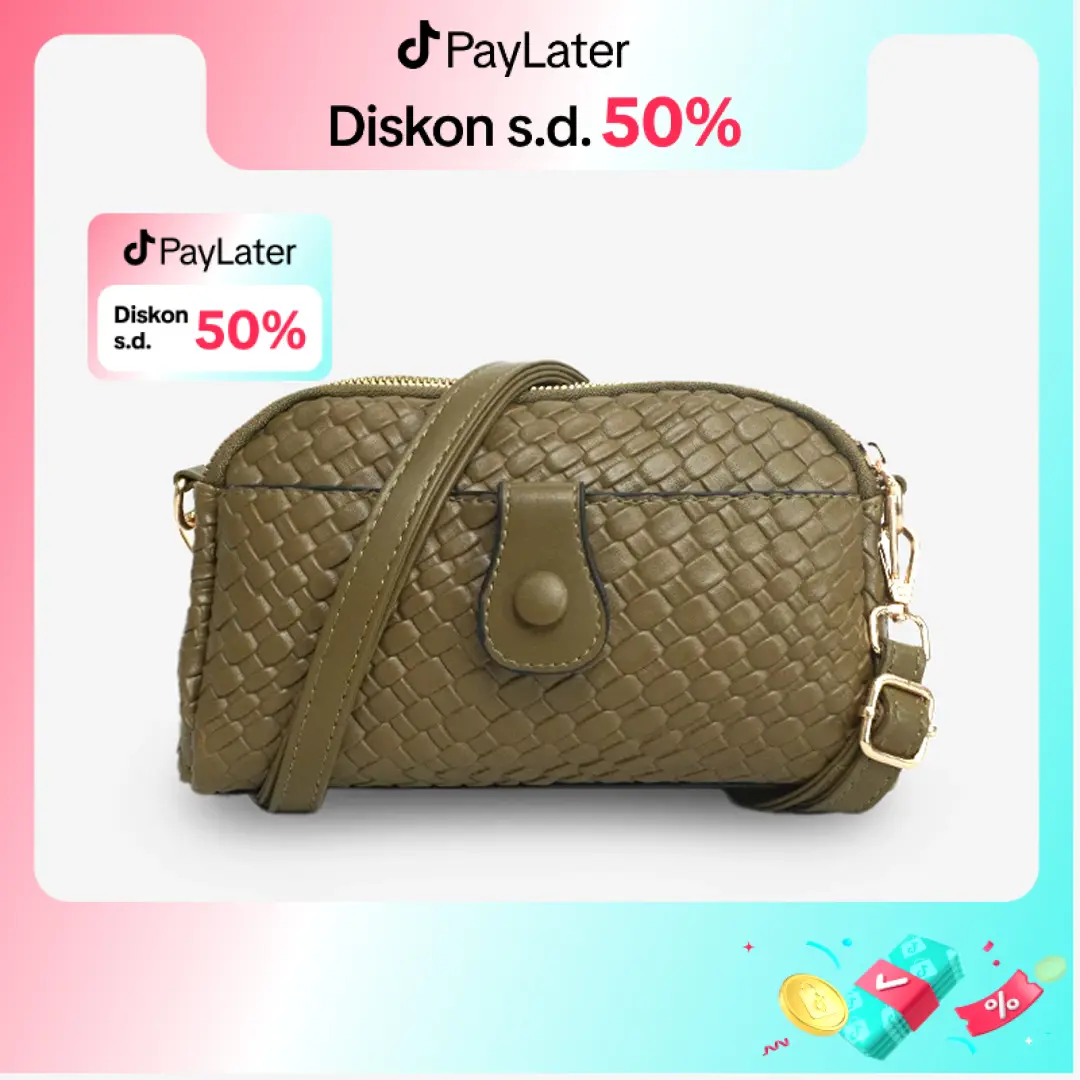 【Tessa Bag】MOCO Fashion Tas Selempang Wanita Polos Elegan Sling Bag Mini Vintage Aesthetic 2122P
