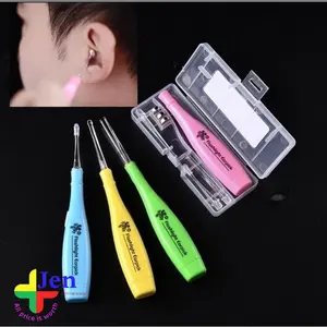 korek kuping led 3in1 + box 3 kepala korek kuping bayi lampu led isi 3 korek kuping anak2