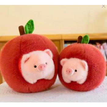 Gấu Bông Heo Táo 2in1 (35/45/55cm) - Lông Mịn An Toàn, Đồ Chơi Cao Cấp, Quà Tặng Dễ Thương Cho Mọi Lứa Tuổi 1