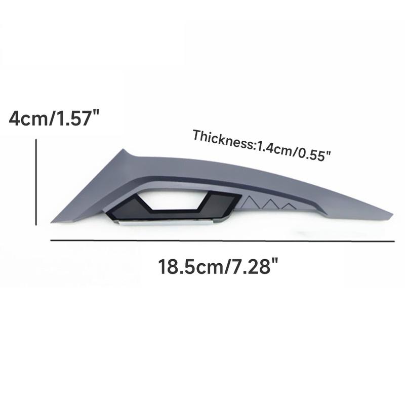 Product Introduction of Motorcycle Modification Accessories Universal Winglet Aerodynamic Spoiler Wing Self-Adhesive Sticker Decoration 1 Pair 0