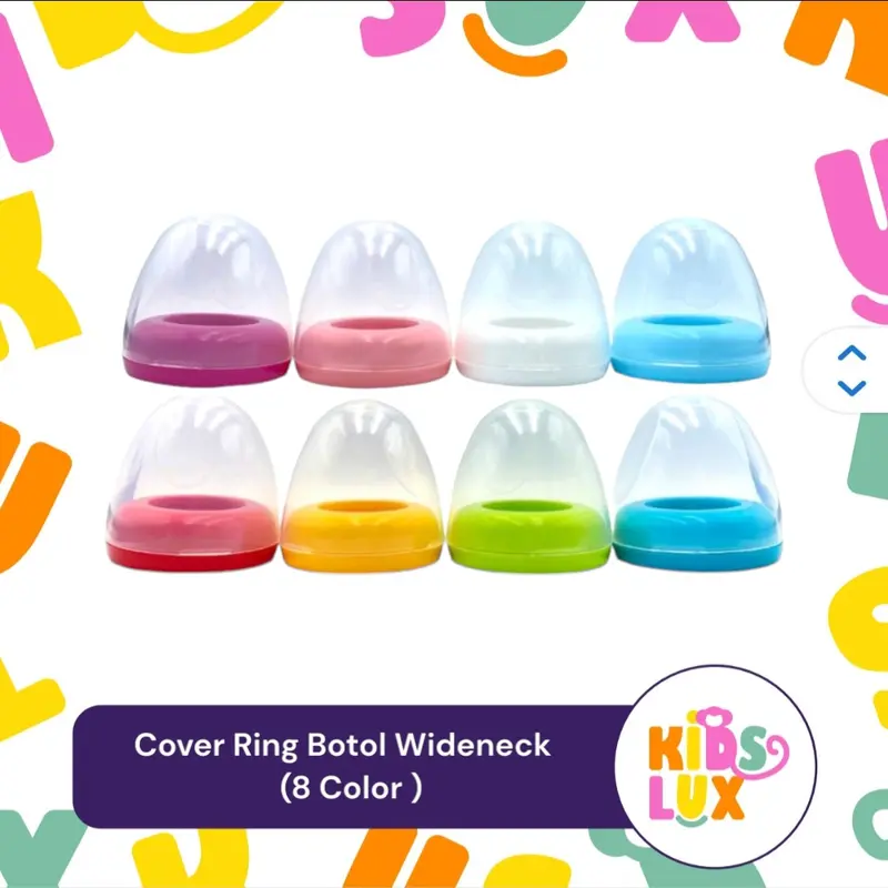 Tutup Botol Pigeon Wide Neck Cover + Ring Botol/CRPW20 ( 8 Warna ) 0