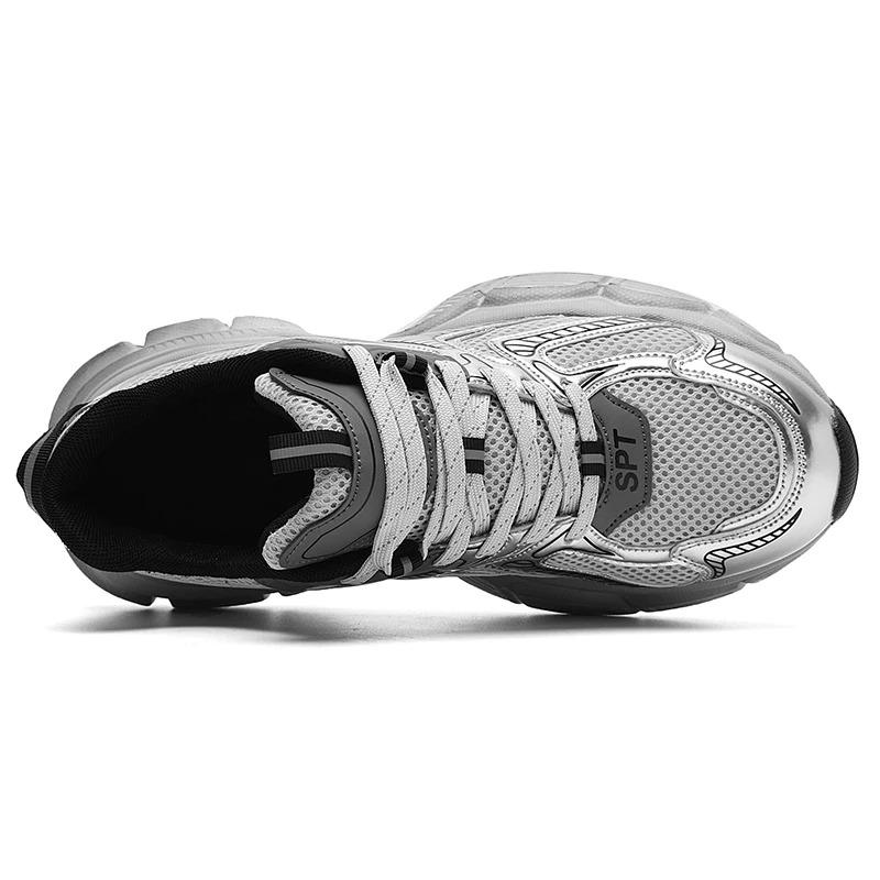 2024 Aanpassen Man Casual Mode Sneakers Snelle Levering Dropshipping Blank Mesh Wandelen Hardlopen Sportschoenen voor Mannen Atletische Hardloper_voghion.com