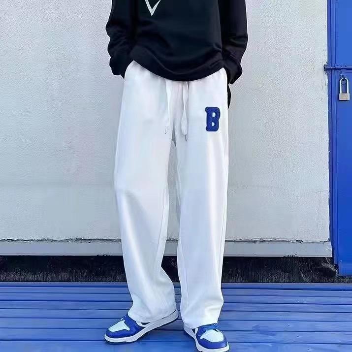 AS Aesthetic pants for men slocks oversized pants Korean baggy - TikTok ...