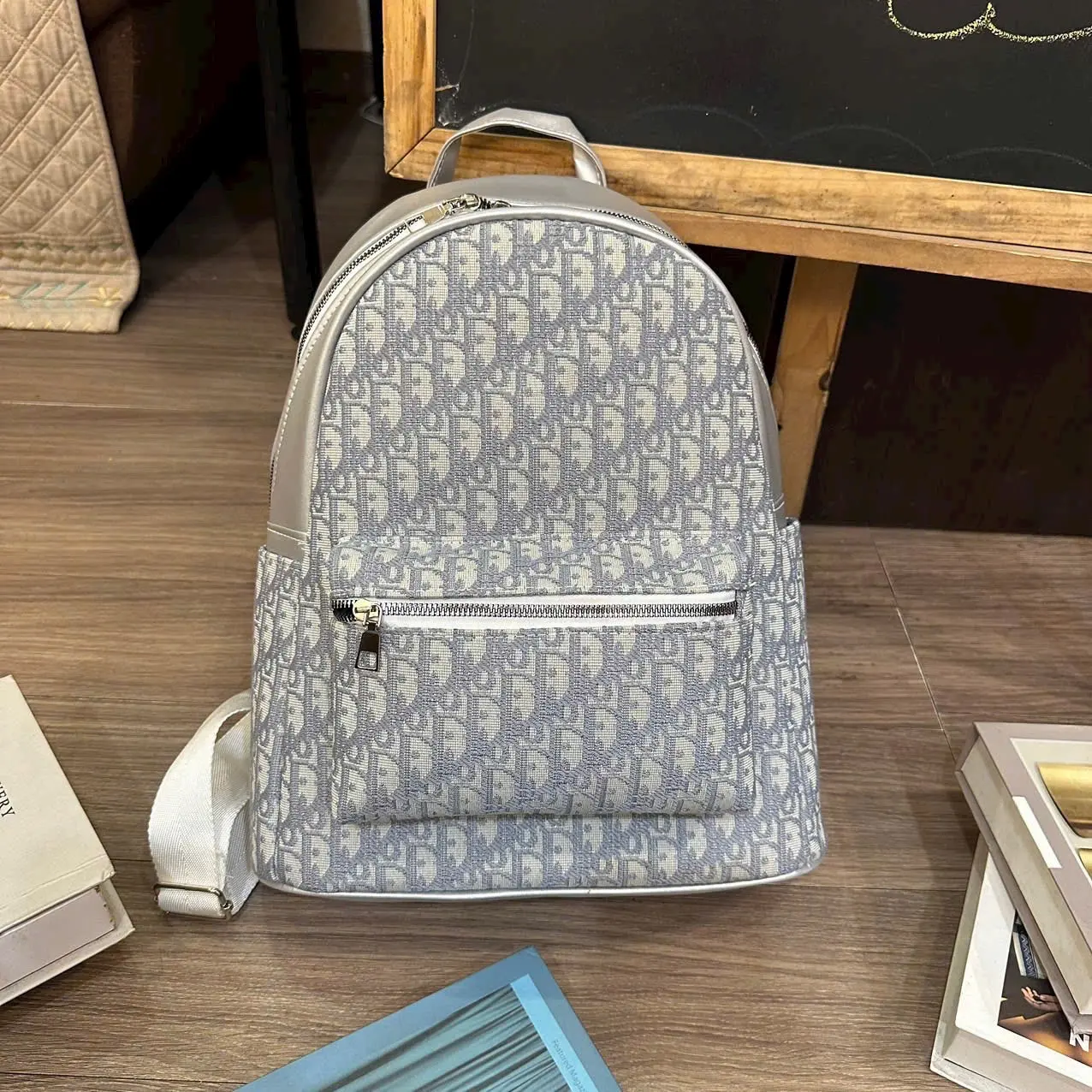 Balo đi học , balo học sinh hoạ tiết thổ cẩm sz 40 đựng vừa A4