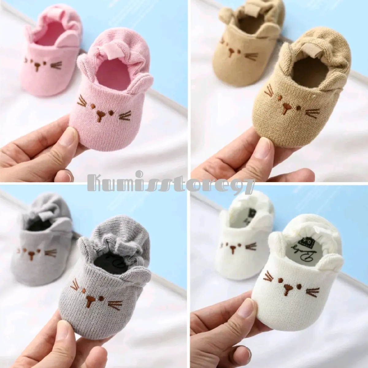 RYDA_SYITS-Sepatu Prewalker Karakter Animal Rabbit Lucu Perempuan & Laki laki 0-12 Bulan Bayi