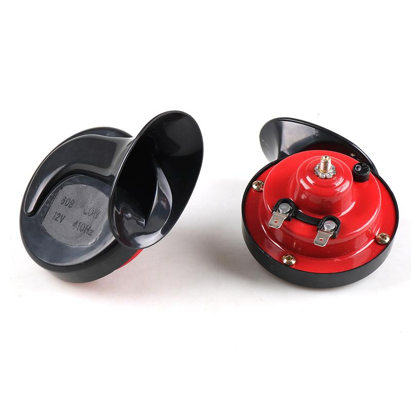 Product Introduction of Universal 1 Sets All 12V 110dB Car Air Horn Loud Car Dual-tone Snail Trumpets Electric Siren on Car Special Signals Car Styling 26