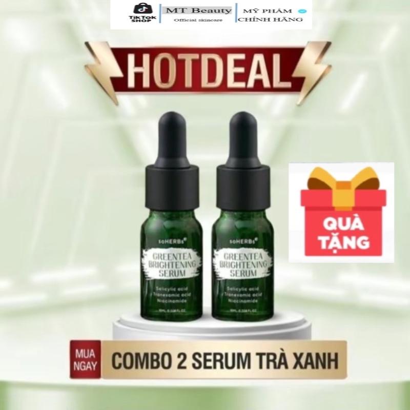 COMBO 2 SERUM TRÀ XANH Tất cả các loại da Skincare Nữ Chăm Sóc Da Làm Đẹp Da Dưỡng Ẩm Da Women Tre Tre xỉn màu vitamin b6 Cho Bé