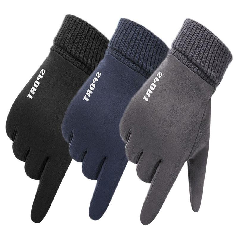 Product Introduction of Men Skin-friendly Waterproof Windproof Winter Glove Warm Mittens Full Finger Gloves 16