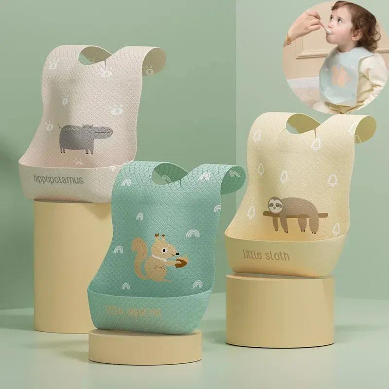 1PC Disposable Baby Bibs Toddler Rice Bag Thickened Waterproof - TikTok ...