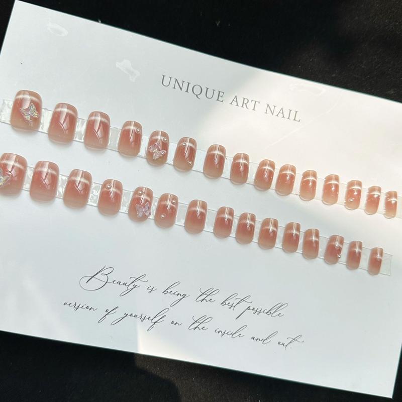 M013 Bộ Nail Giả Đính Charm Mắt Mèo Nhựa ABS 30 Chiếc - Nữ, Women