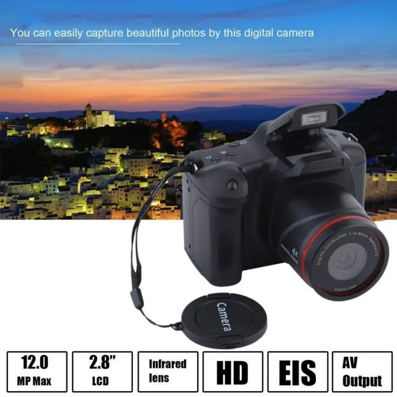 2025 popular high-definition DSLR camera for recording, domestic telephoto camera, digital lens 16X zoom