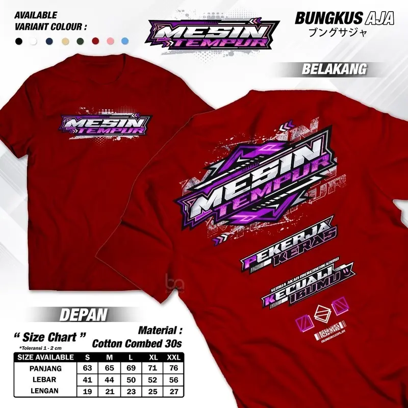 TRENDSTR TSHIRT HANAKAOS- Kaos Mesin Tempur Semua Akan Meremehkanmu Kecuali Ibumu - Baju Kata Kata Keren Driver Muda Sopir Pekerja Keras Pejuang Rupiah Cocok untuk Pria & Wanita 3