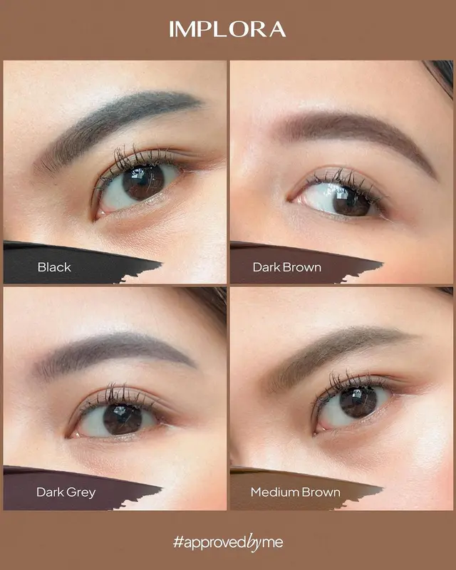 Implora Wow Brow Pomade 24hr Waterproof Eyebrow Alis Pensil 4