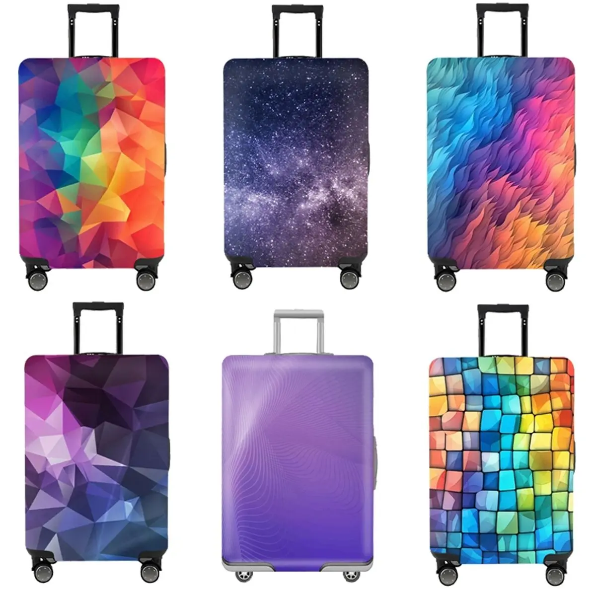 📣 Vỏ Bọc Vali Hành Lý Du Lịch - Dày Dặn - Chắc Chắn- Colorful