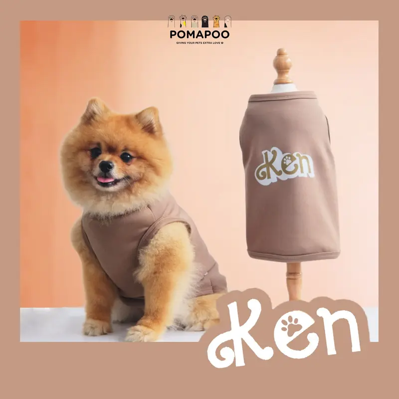 POMAPOO - Baju Kucing dan Baju Anjing Barbie dan Ken Tank 3